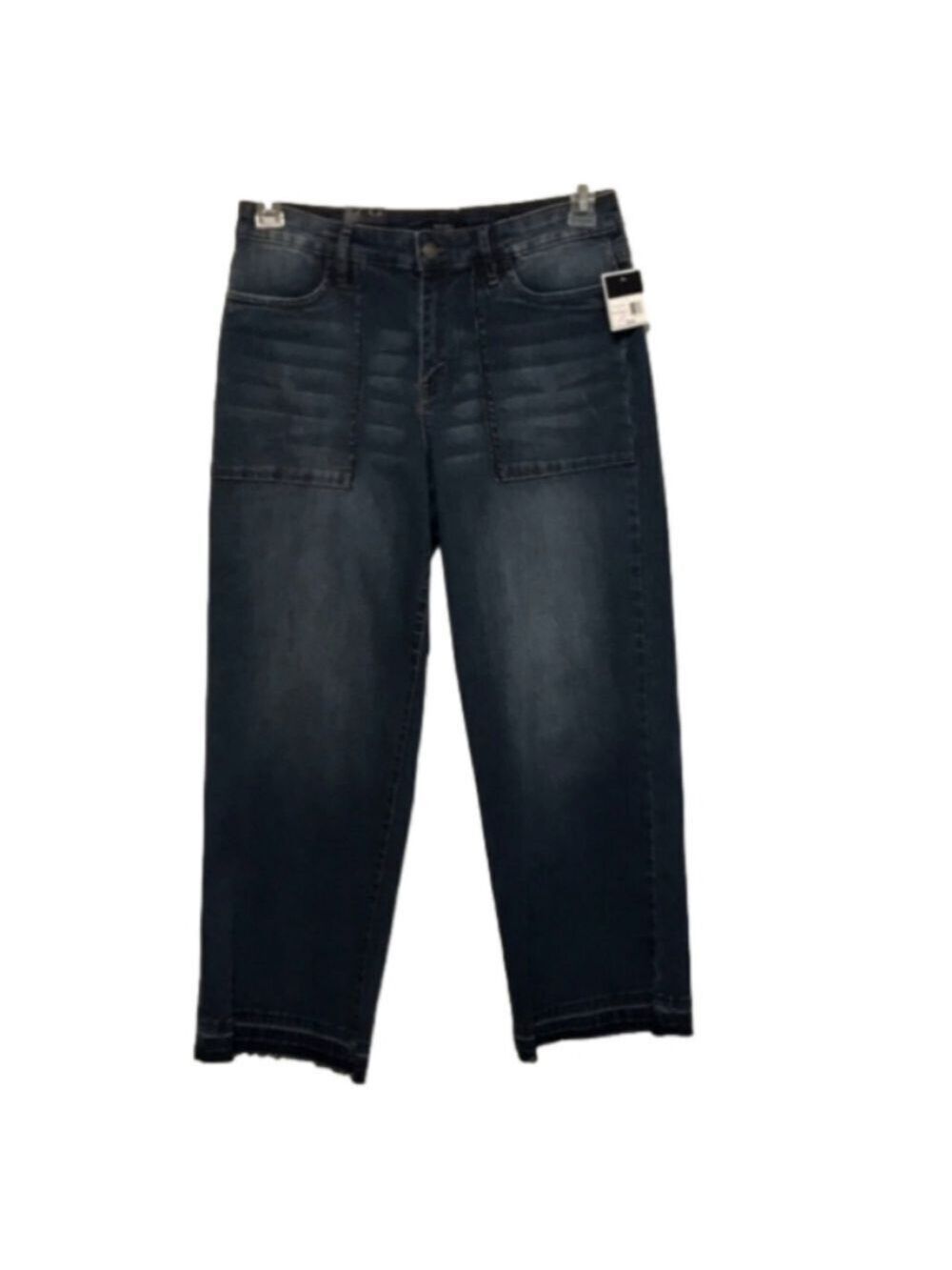 KAARI Blue Straight Crop Denim